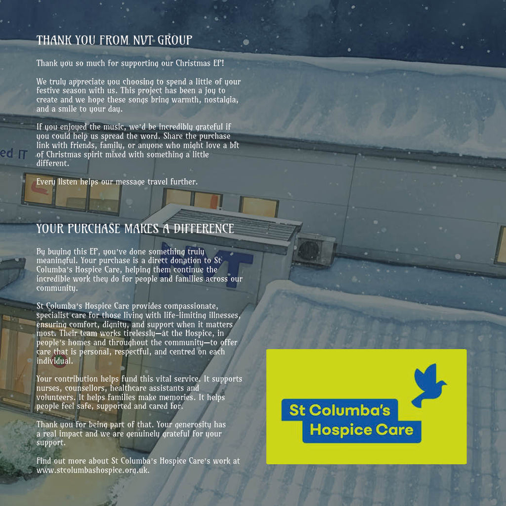 TECH THE HALLS (An NVT Group Christmas) - 7-track music EP, supporting St Columba's Hospice Care